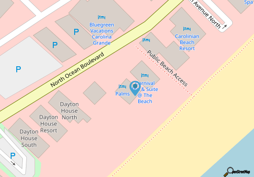 Beautiful Oceanfront 3 Bedroom Condo + Official On-Site Rental Privileges map location