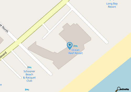The Twins at OceanReef 3BD Oceanview Condo map location
