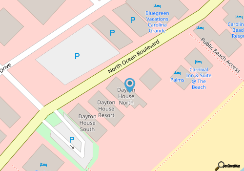 Myrtle's Peak - Panoramic Oceanfront Penthouse map location