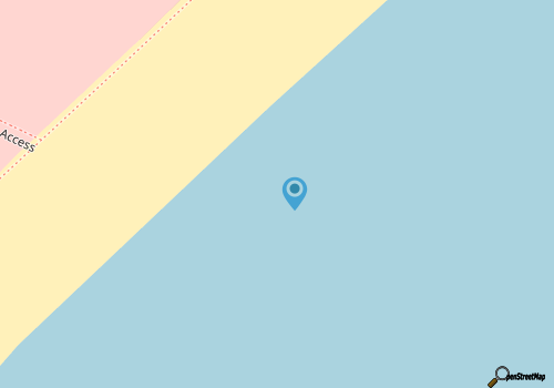 Luxury Direct Oceanfront 1BR on the Boardwalk map location