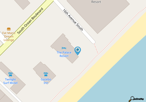 Palace Resort 1106- 1 Bedroom- Side Ocean View map location