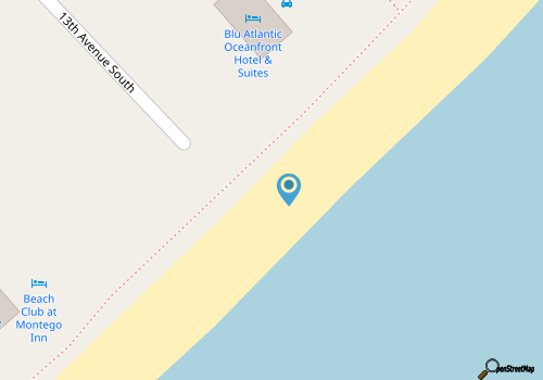 SUPER Beachfront STUDIO 202 map location