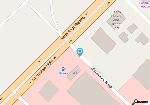 Beach/Shopping/ Relaxation map location