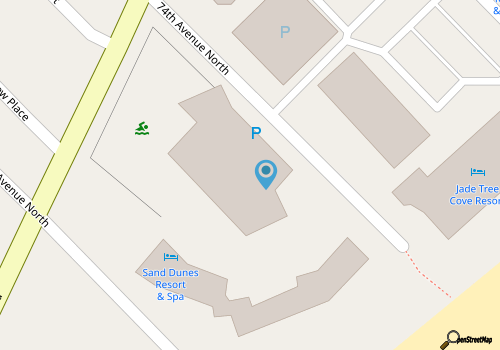 Beachfront |  Resort Pools & Hot Tub | King Bed | W&D map location