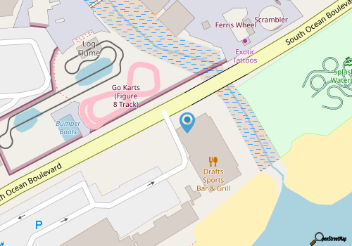 July 4th Week - Ocean Front 1 Bedroom Deluxe Westgate Myrtle Beach Resort map location