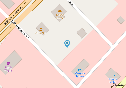 Ocean front  1-bedroom condo with AC in terrific Myrtle Beach map location