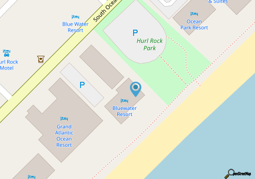 Bluewater Resort 1501 map location