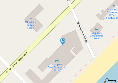 Spectacular Ocean View, Swimming Pools, 4th Floor map location
