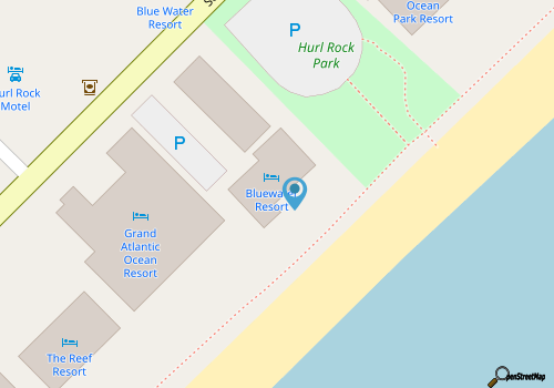 Romantic Oceanfront Condo w/ Beach Access, King Bed, Onsite Bar & Restaurant! map location