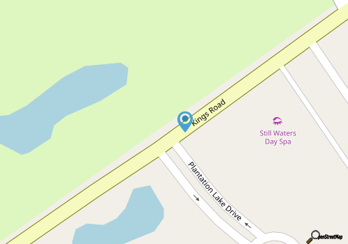 Kingston Plantation Ocean Resort Townhouse, gated community – Myrtle Beach. map location