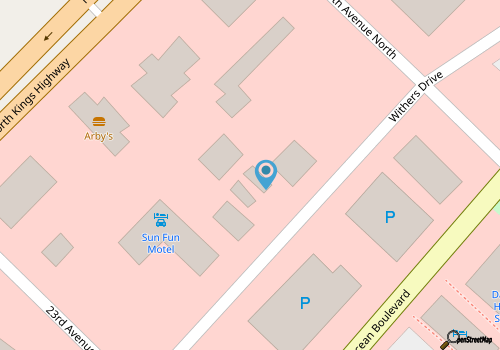 Ocean 22, a Hilton property.   Beach Front map location