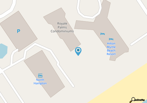 Royale Palms 607 Elegant Oceanview w/Pool & Beach map location