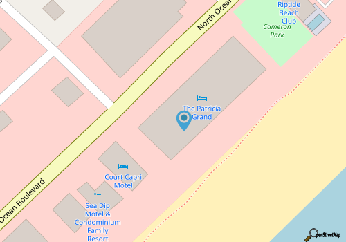 The Strand 1BR Condo | Oceanfront map location