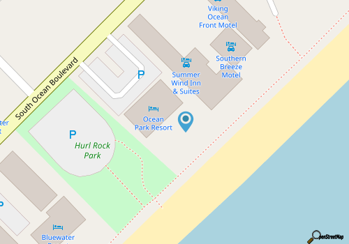 4BR/3BA, 7th fl, Direct Oceanfront, large balcony map location