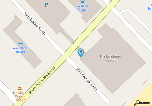 Landmark Resort 744-1 Bedroom Condo with Great Amenities map location
