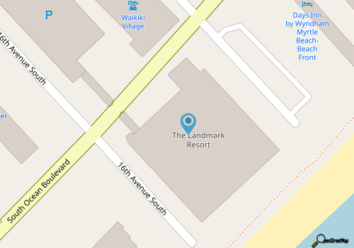 Indoor & Outdoor Pools: Myrtle Beach Resort Condo map location