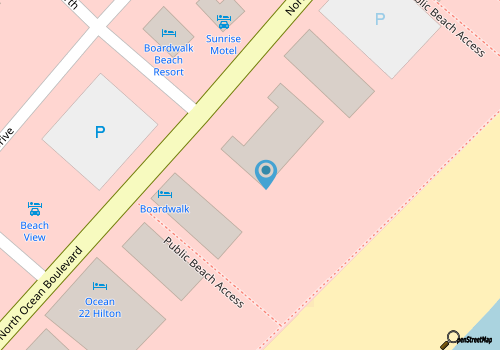 Boardwalk Beach Resort 939/940- Oceanfront 2BR map location