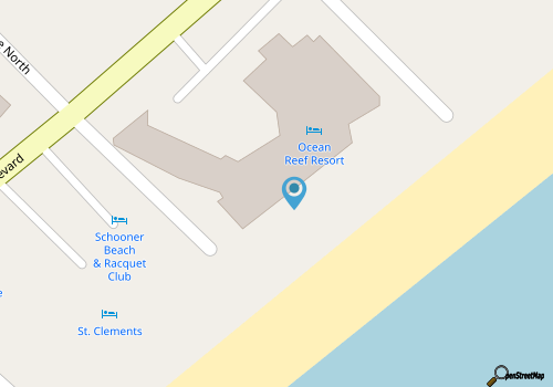 Ocean Reef 1412- Oceanfront Efficiency- Pool map location