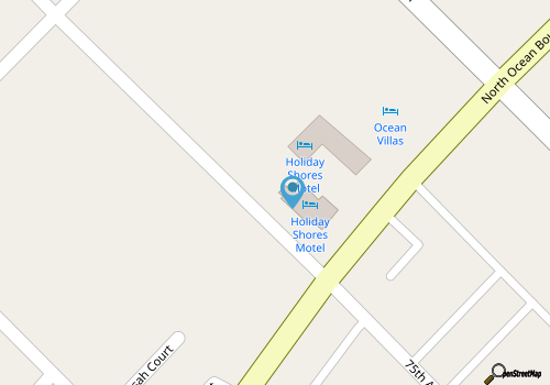 Myrtle Beach: Cozy, Family Friendly Beachfront 1 Bedroom Condo:Sand Dunes Resort map location