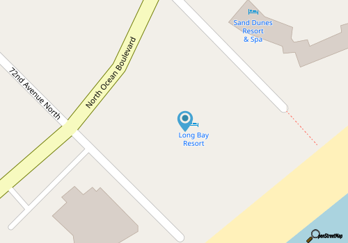 Partial Ocean View Suite Coastal Getaway 8th Floor map location