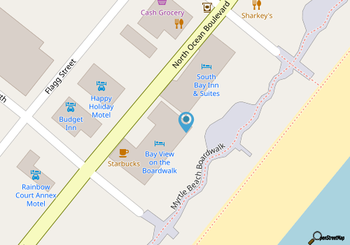 2 Bedroom 2 Bath Direct Oceanfront on the Boardwalk map location