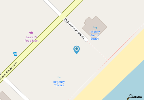 HS 1207 - Oceanfront Condo in Myrtle Beach - 1BR map location