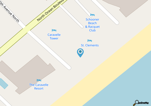 St Clements- Tiki Bar - Pool - 2 Beds - Oceanfront map location