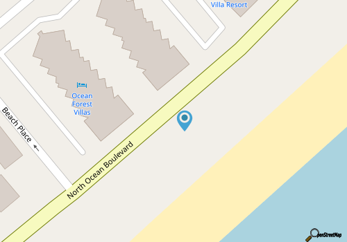 Porcher Villas 3 - Near Ocean! map location