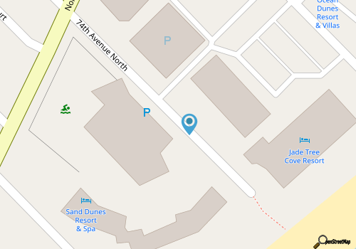 Sand Dunes North Tower 705-Great Amenities at this Ocean Front Resort map location