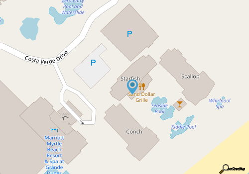 Beautiful Luxury Beach/ Ocean Front Resorts - Marriott's Ocean Watch Resorts  map location