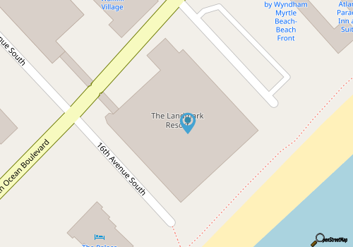 Landmark Resort 922 - Efficiency Unit - Pools map location