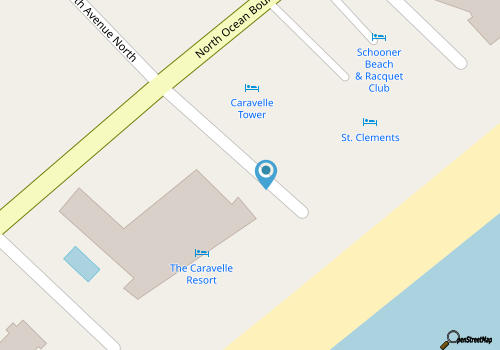 Amazing Oceanfront 1 Bedroom map location