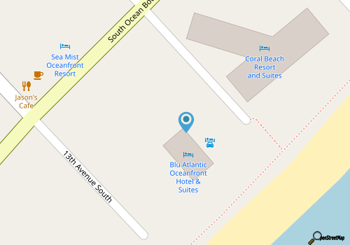 1BR-Direct Oceanfront,Updated,Pools @ Coral Beach! map location