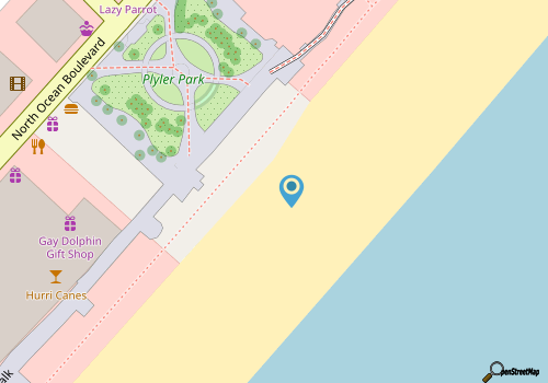 Myrtle Beach 1BR City View condo on Oceanfront Resort! map location