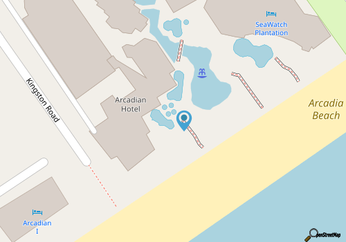 Oceanfront Upgraded1 BR w/ Full Kitchen at SeaWatch ~ POOLS ~ BEACH Hot Tubs! map location