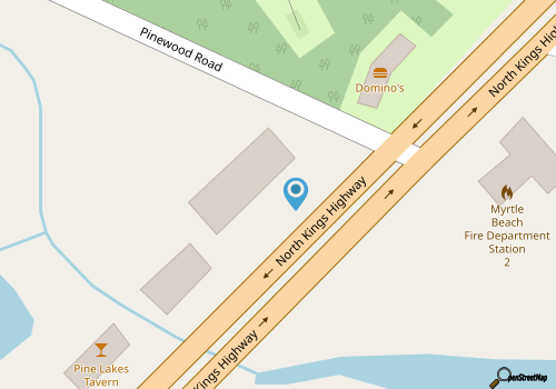 Beachfront, 2B/2B condo, Dunes village resort, Indoor waterpark, W&D. Unit 1101 map location