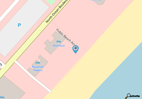 Atlantica 1103, Summer Vibes, Poolside, Oceanfront Bliss map location