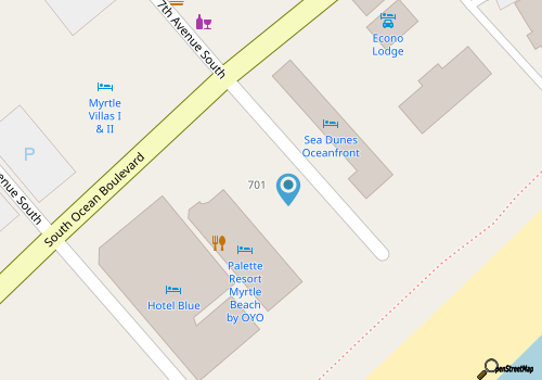 Sting Ray: 3 Bedroom Ocean Front Condo map location