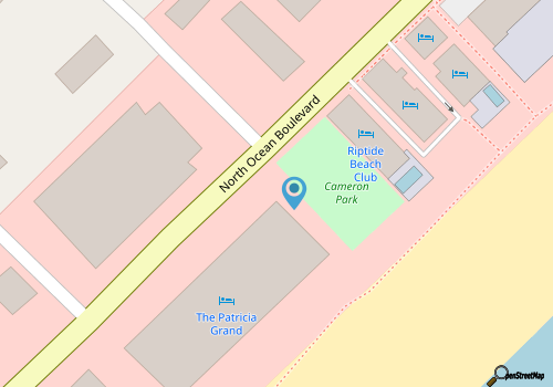  1510 Pearl on the Beach. Pet Friendly map location
