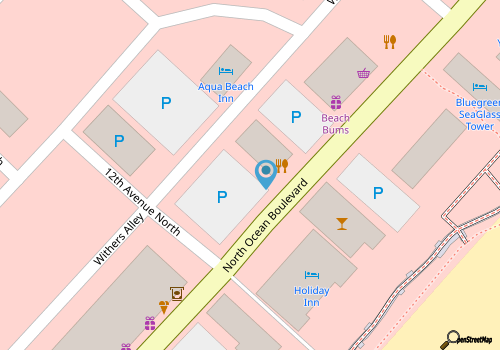 Ocean Enclave: Beautiful two-bedroom, two bath ocean front suite, Myrtle Beach map location