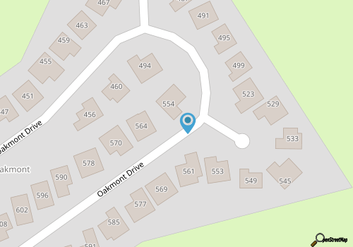 8 minutes from the oceanfront in a golfing community map location