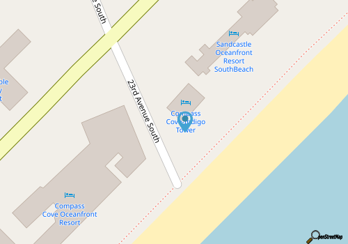 NEW Oceanfront Master 2bd/2ba Free Parking & WiFi map location