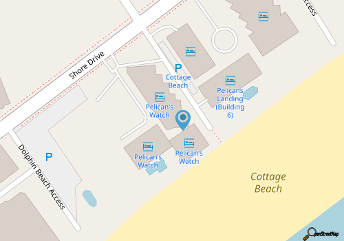Pelican's Watch Unit 210 - Ocean view map location