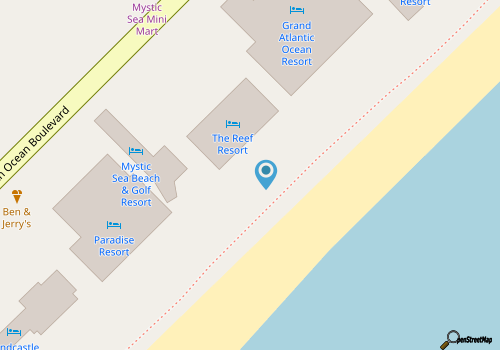 Direct Oceanfront 3 bedroom Condo - Compass Cove Mariner Tower 1415 map location
