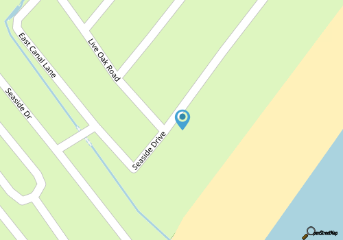 Oceanfront,Spacious 5-bedroom house, in Ocean Lakes Family Campground map location