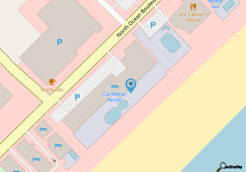 Large Oceanfront 4 Bed Corner Unit (2nd Floor) - by Luxury Beach Rentals map location