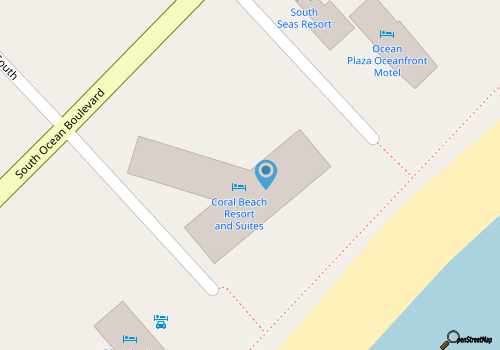 Stunning Condo at Coral Beach Resort, Pools map location
