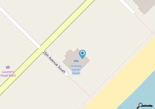 HS-0101 Ocean Front Condo | Pool | Hot Tub | Lazy River map location