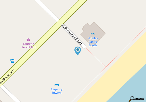 HS-0829 Ocean View - Pool - Hot Tub - Lazy River map location
