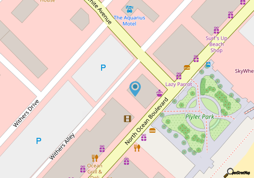 Hilton Grand Vacations Club Ocean Enclave Myrtle Beach  map location